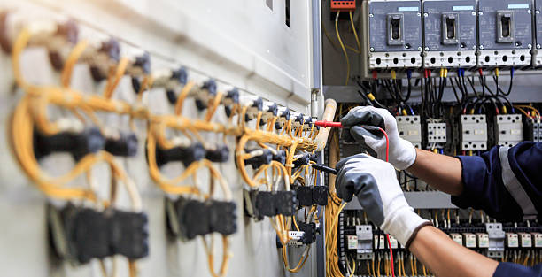 Professional Electrician technician working in Northville, MI